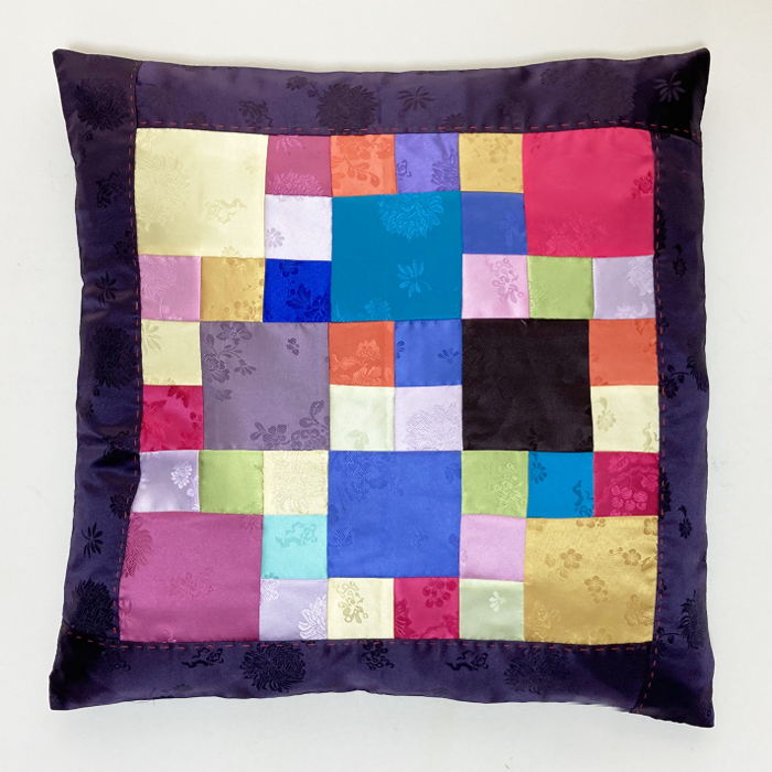 幾何学模様がかわいい韓国チョガッポ座布団カバー クッションカバー