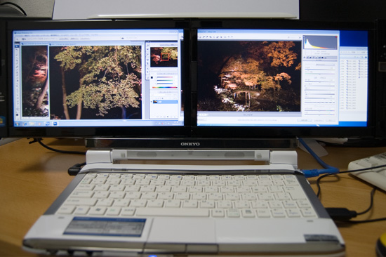 デュアルディスプレイのノートパソコン「ONKYO DX1007A5」｜ぞえのBlog