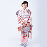 七五三七歳四つ身：N049 JILL STUART ピンク アネモネ | 七五三着物