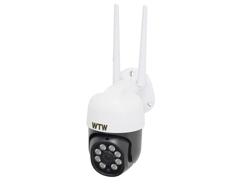 防犯カメラ WIFI PTZ 防犯灯カメラ WTW-IPW2322T【WTW 塚本無線】