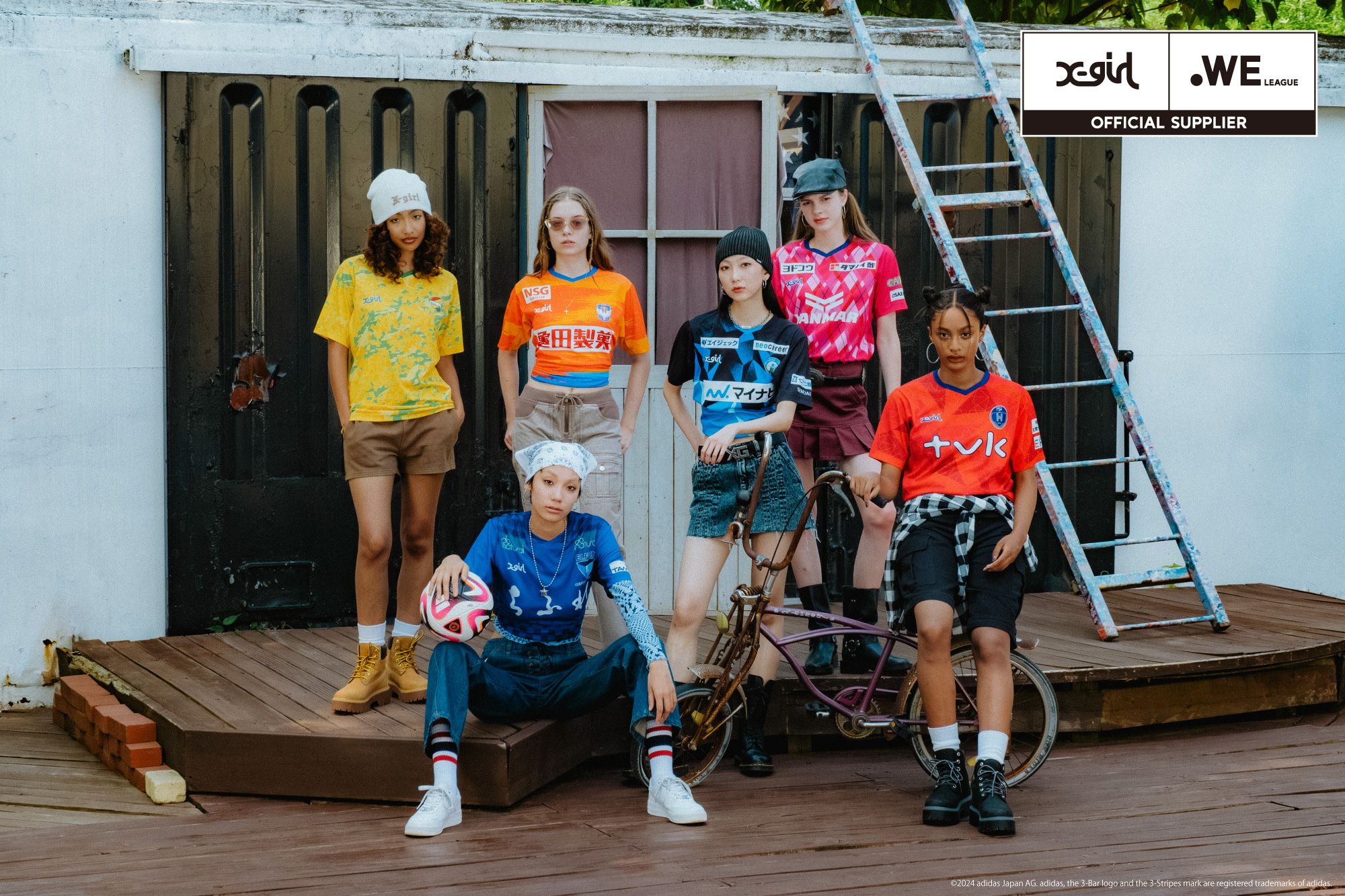 8/26(Mon.) X-girl × WE LEAGUE UNIFORM RELEASE | NEWS | X-girl