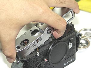 ライカM6 分解 トップカバー