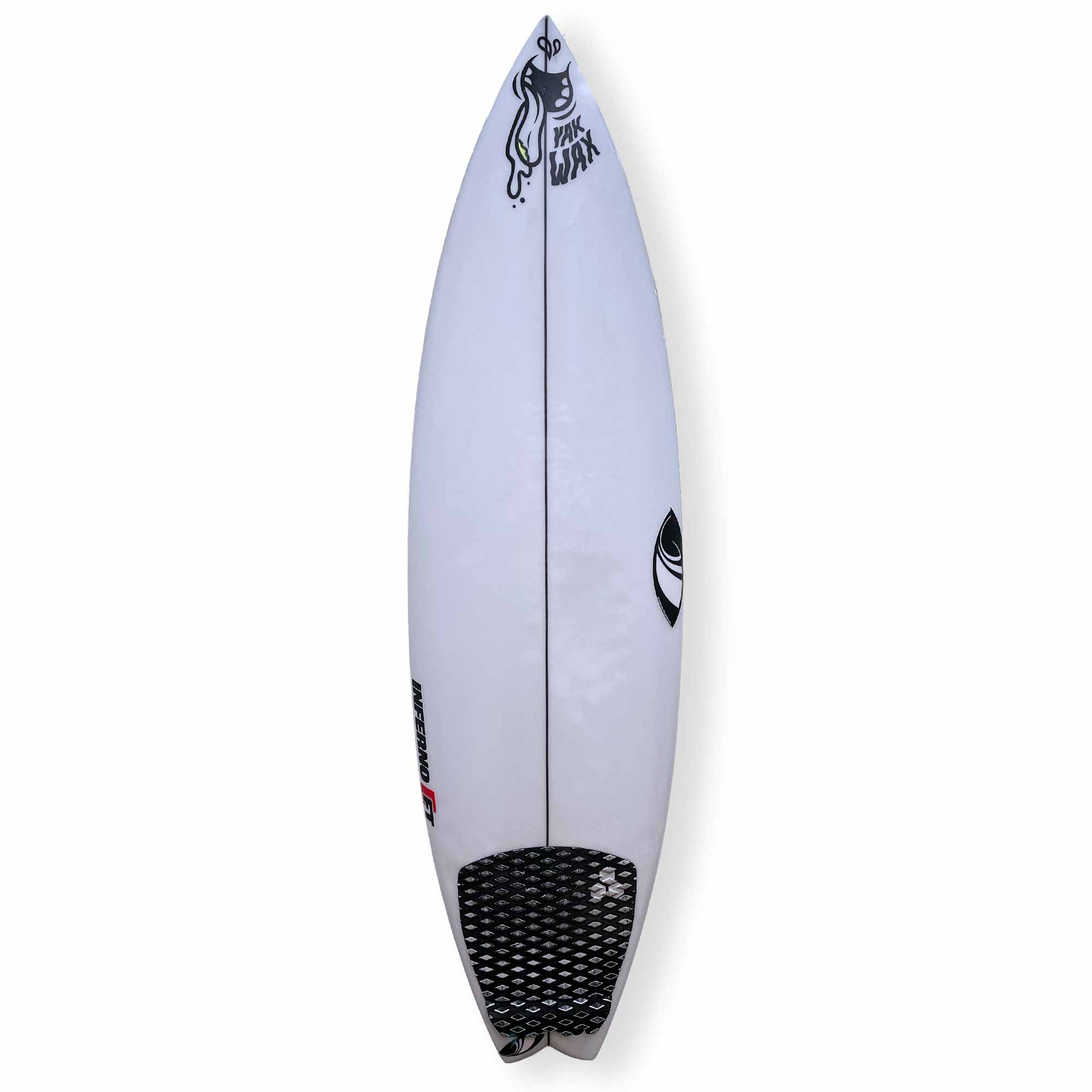 Sharpeye 5'8 Inferno Ft Quad Second Hand Shortboard 25.5 - White