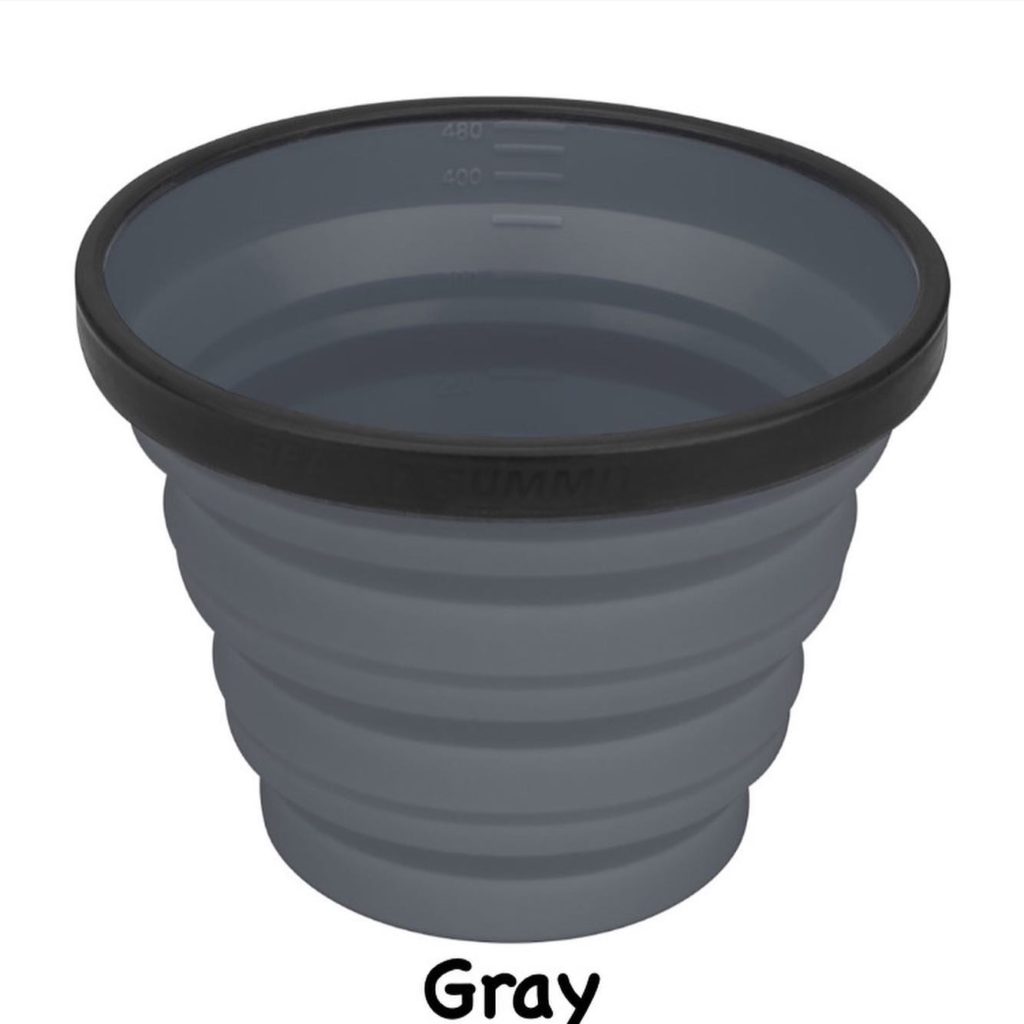 折りたたんで平らにできる食器シリーズ『SEATOSUMMIT X-マグ』のご紹介