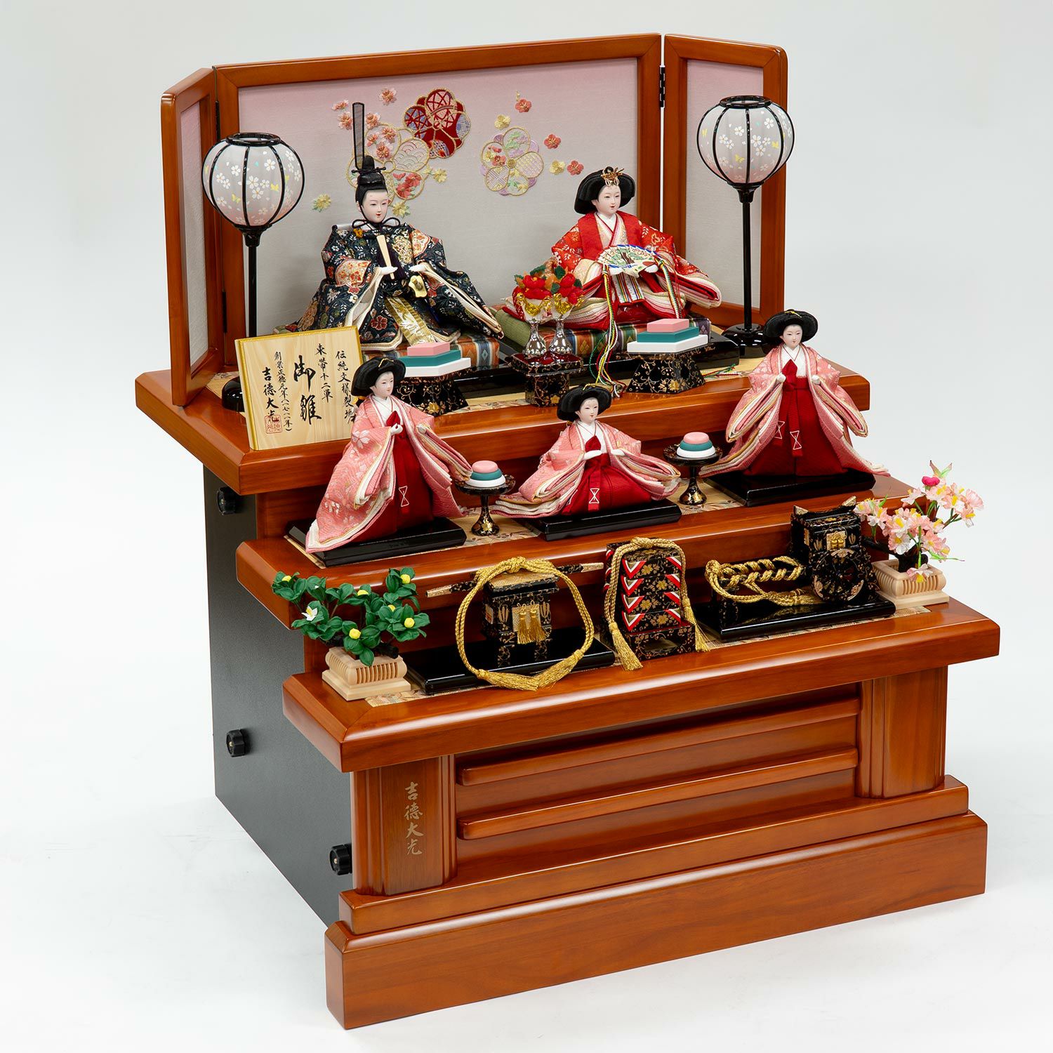 雛人形】小三五親王小芥子官女五人飾り | 雛人形（ひな人形）・五月