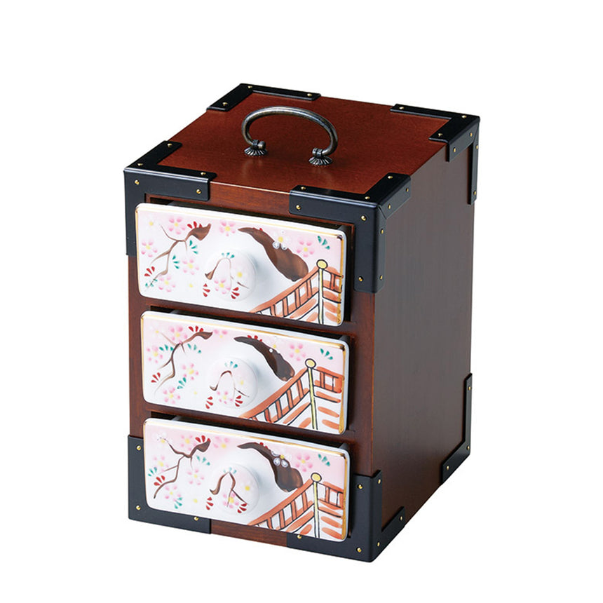 三段弁当（古代色・花式部） – YOUBI.shop【用美公式オンライン】