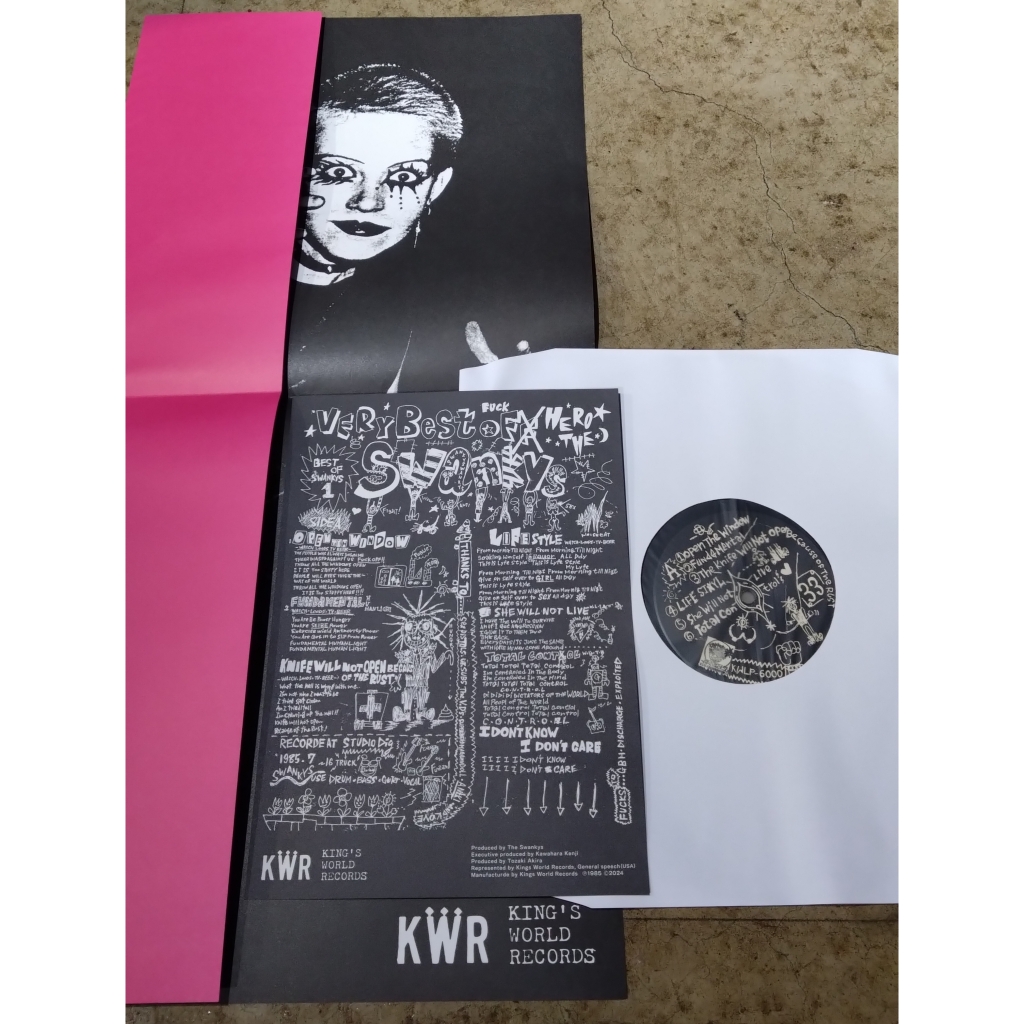 THE SWANKY'S /The Very Best of Hero The Swankys(LP)限定盤ポスター