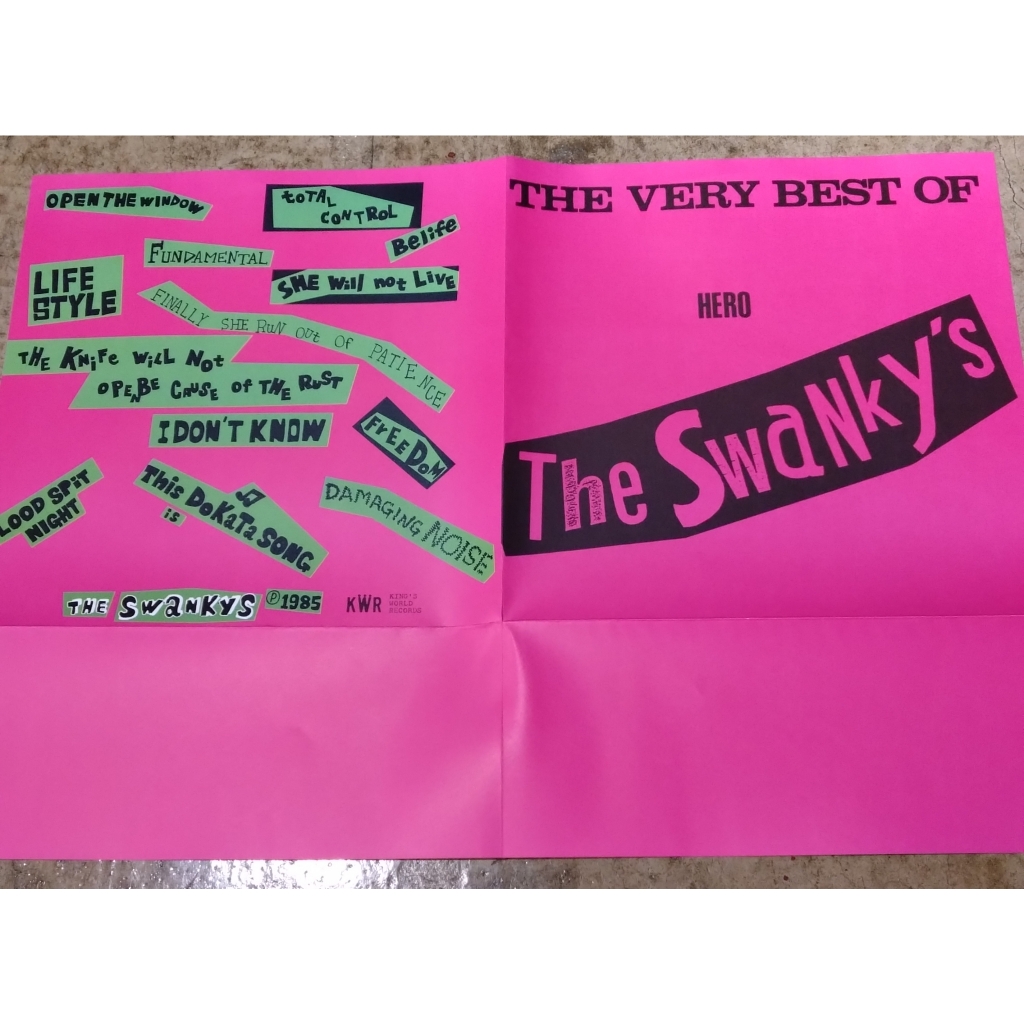 THE SWANKY'S /The Very Best of Hero The Swankys(LP)限定盤ポスター