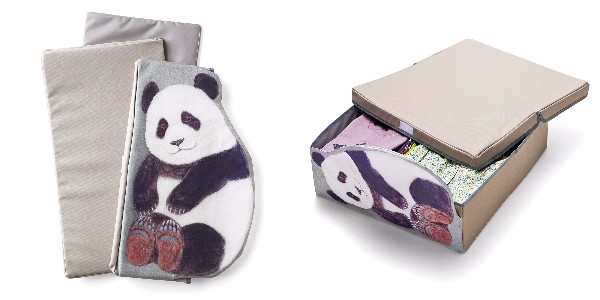 我が家でパンダ親子がこっそりかくれんぼ…「パンダの収納ボックス