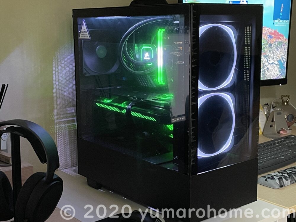 自作PC】付属品豊富でコスパが高い「NZXT H510 Elite」でNZXT統一で