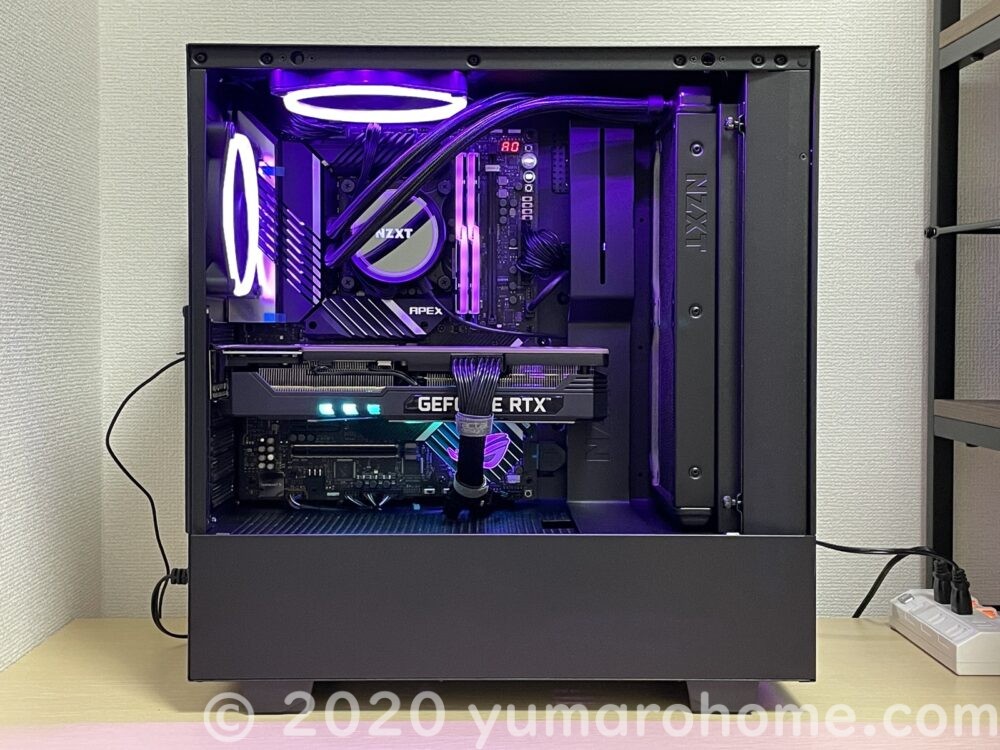 自作PC】付属品豊富でコスパが高い「NZXT H510 Elite」でNZXT統一で