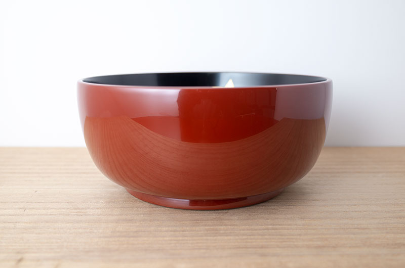 六寸 深鉢〈鉄仙〉｜鉢・盛器｜商品｜佐藤善六漆器店［川連漆器］