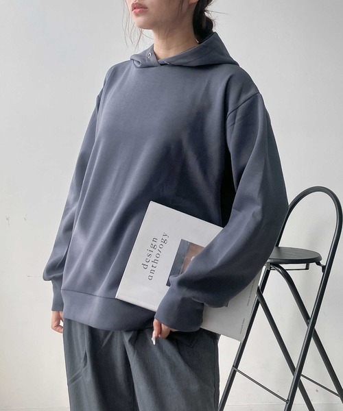 AS KNOW AS（アズノゥアズ） パーカー サイドポケット ダンボール