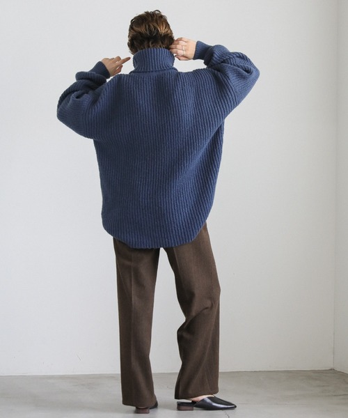 select MOCA（セレクトモカ） ニット セーター シャーリングデザイン