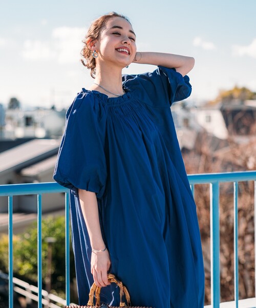 FREAK'S STORE（フリークスストア） ワンピース インド 5分袖2WAY