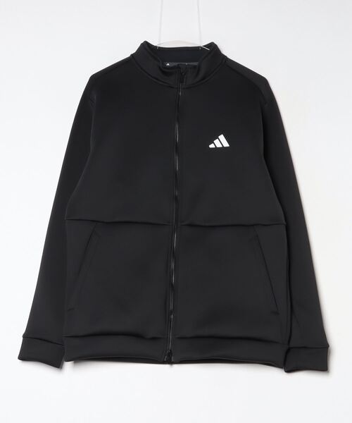 adidas（アディダス） コート ジャケット ダンボールニット バックロゴ