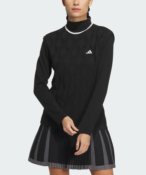 adidas（アディダス） ニット セーター アーガイル柄 ニットベスト