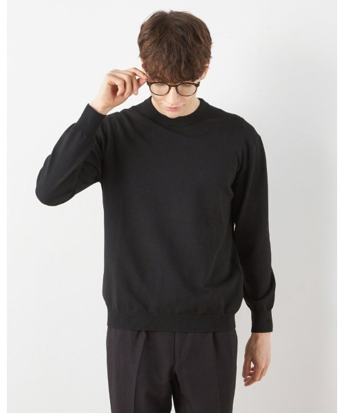 SUIT SELECT セーター ニット 「おうちで洗える」「RBC」BIZ KNIT