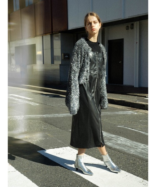 ワンピース DOUBLE ZIP LEATHER ONEPIECE : ZOZOTOWN Yahoo!店 - 通販