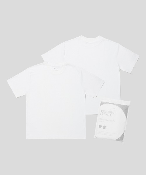 three dots（スリー ドッツ） tシャツ 「unisex」2パックTシャツ