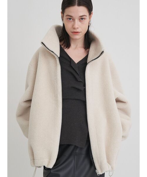 ELENDEEK（エレンディーク） コート アウター 2WAYボアフェイクレザー