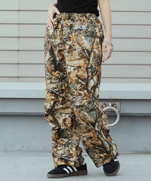 Champion（チャンピオン） チノパン LONG PANTS カモ柄 ロングパンツ