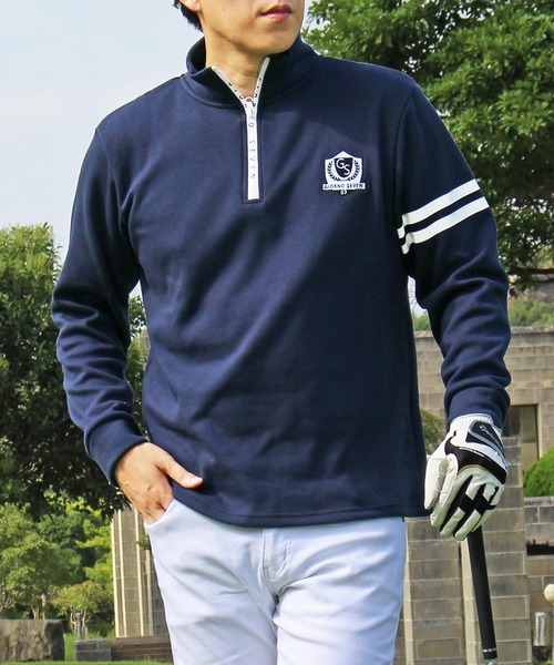 GIORNO SEVEN（ジョルノセブン） ゴルフ ハーフジップトレーナー