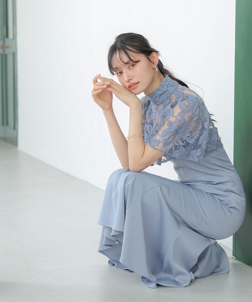 TRUDEA（トルディア） ドレス 3WAYレースボレロ＆マーメイドキャミ