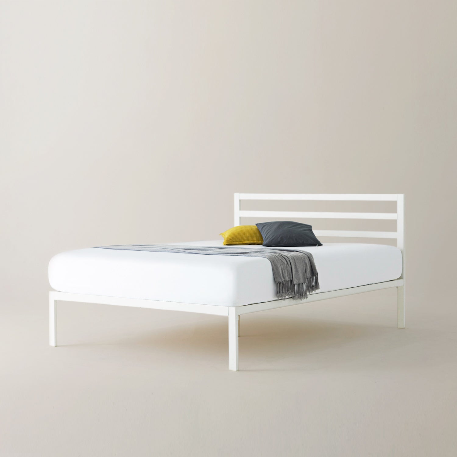 Mia パイプベッドフレーム ヘッドボード付 | 【公式】ZINUS（ジヌス