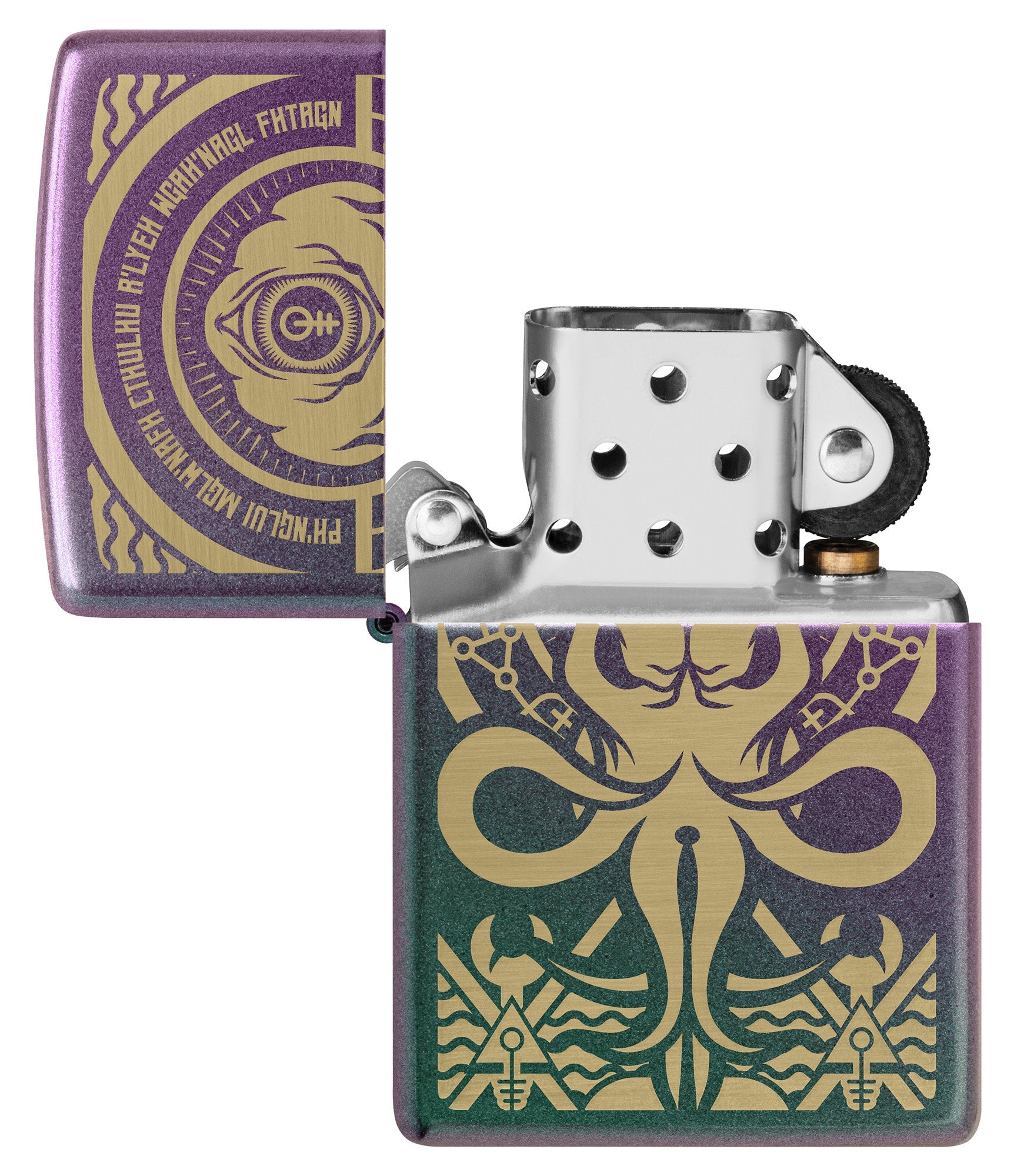 Zippo Evil Design Iridescent Windproof Lighter – Zippo USA