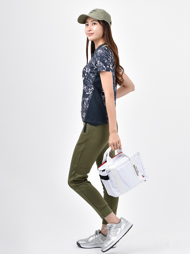 デルソルゴルフ ダンボールニットジョガーパンツ 7816（カーキ