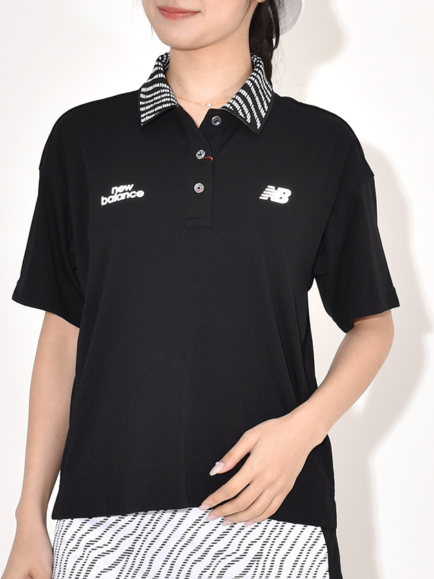 ニューバランスゴルフ 26年春夏新作 ワッフル5分袖ビッグポロシャツ