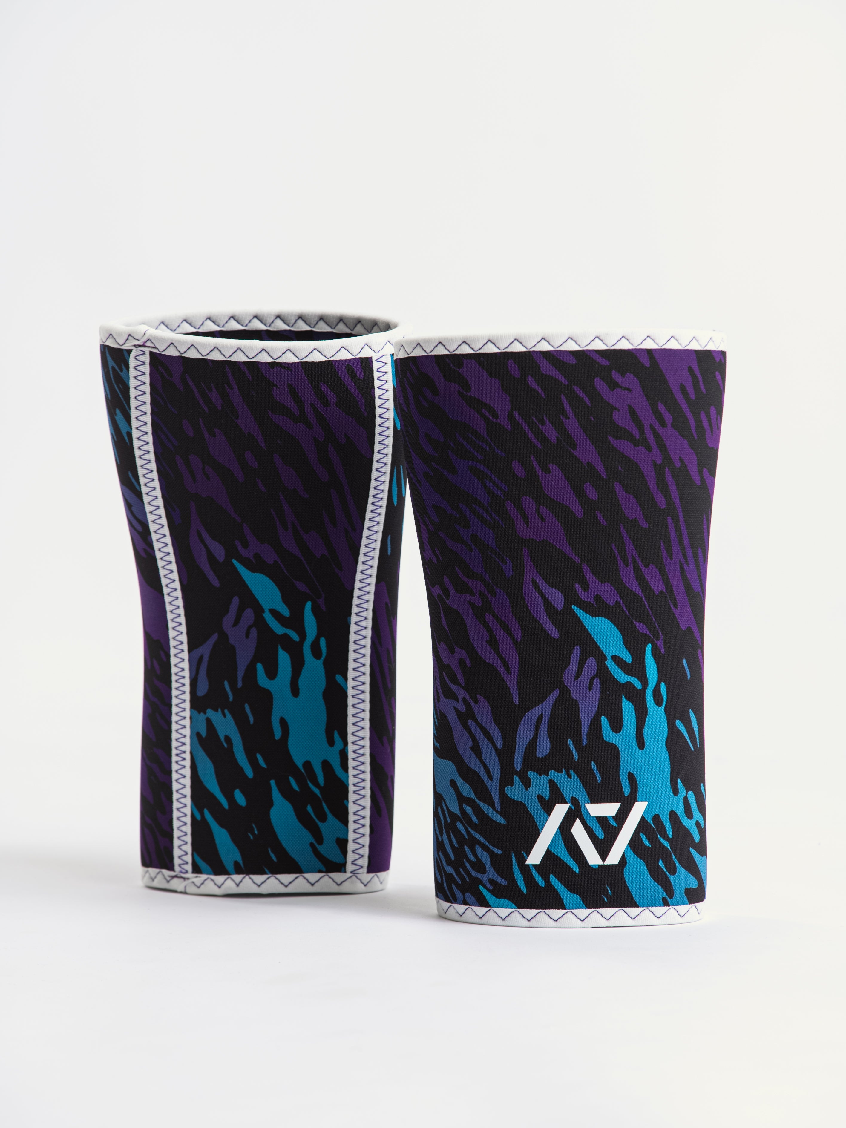 Hourglass Knee Sleeves - Rigor Mortis - Violet Tiger - A7