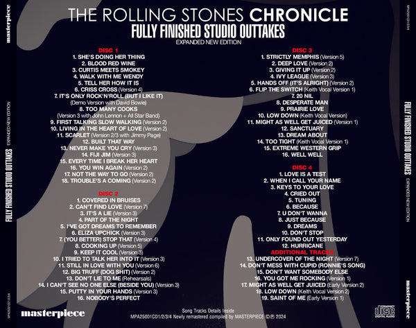 THE ROLLING STONES / CHRONICLE =FULLY FINISHED STUDIO OUTTAKES