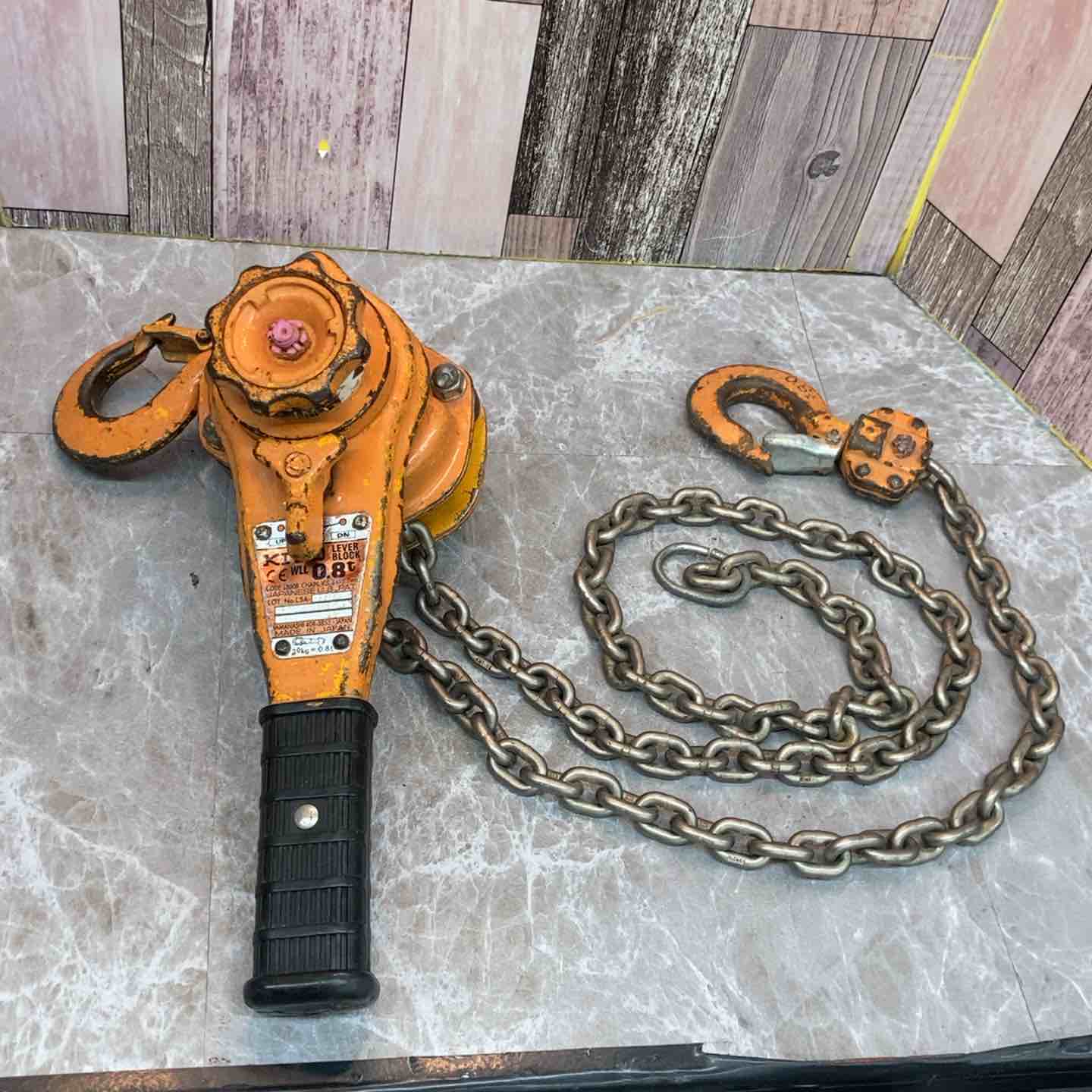 KITO キトー 1.6t レバーブロック 荷締機 中古 (311) ☆中古品 2本