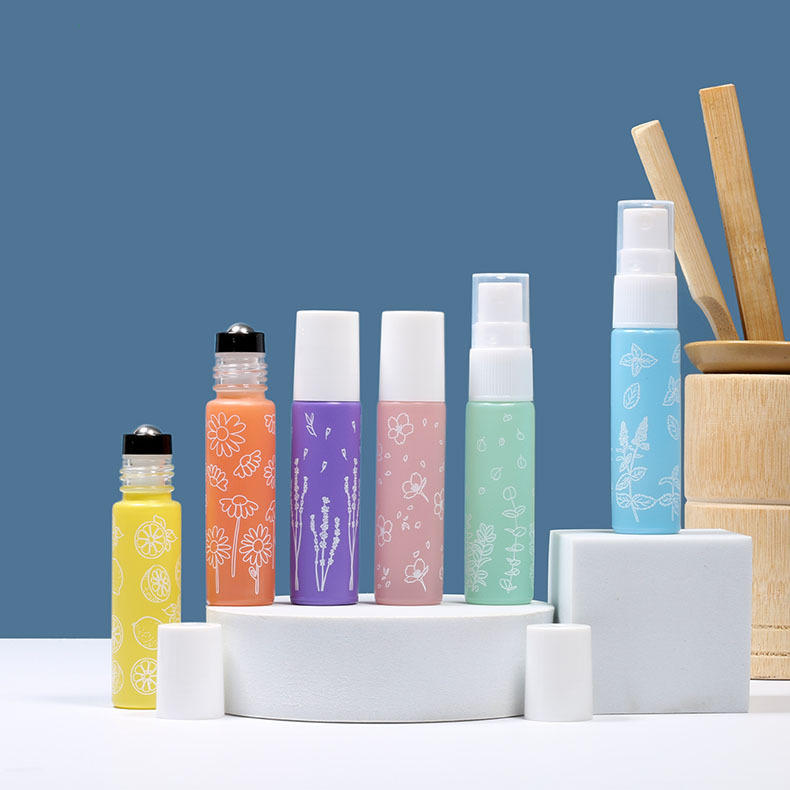 Doterra-カラフルロールオンボトル10ml,エッセンシャルオイル用