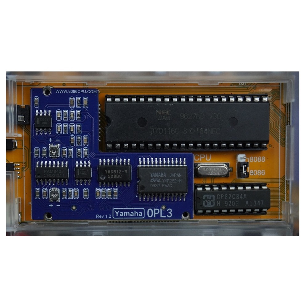 Pocket8086 レトロ DOS コンピューター Windows3.0 8086 CPU ブラック