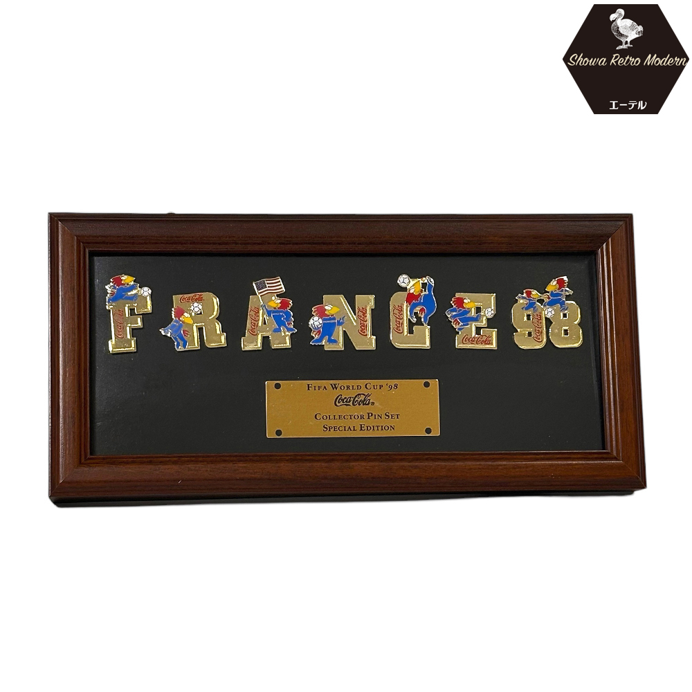 1998年 FIFA フランスワールドカップ コカ・コーラ ピンバッジ全7種