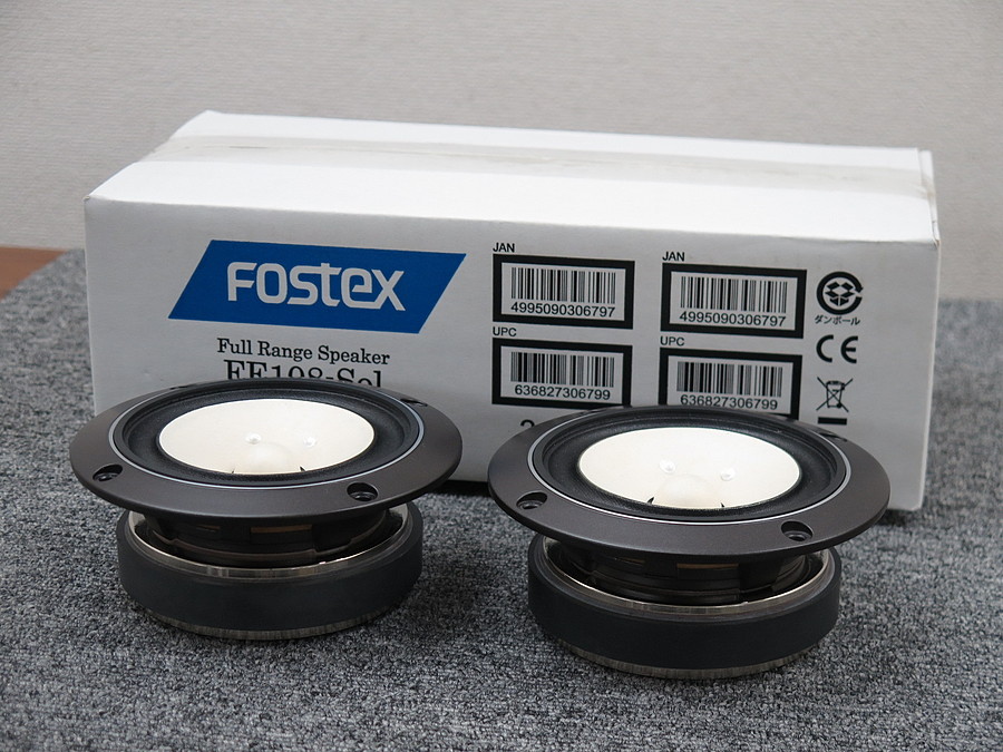 フォステクス FOSTEX FE108-Sol スピーカーユニット ペア 元箱付