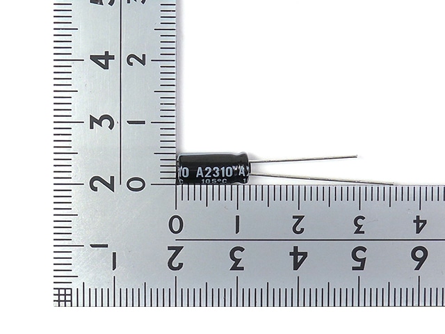 電解コンデンサー100μF25V105℃ ルビコンPX: 受動部品 秋月電子通商