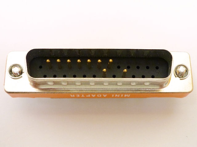 Dサブ変換コネクター(25Pオス-9Pメス): ケーブル・コネクター 秋月電子