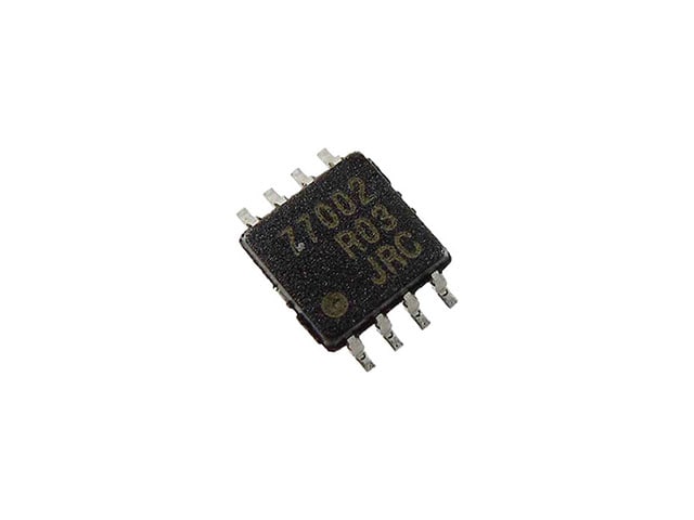 2回路入低消費電力 入出力フルスイングCMOSオペアンプ NJU77002RB