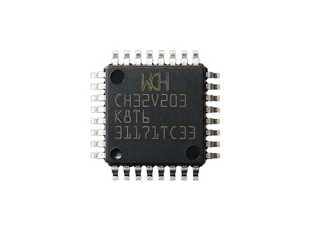 32ビットRISC-Vマイコン CH32V203K8T6: 半導体 秋月電子通商-電子部品
