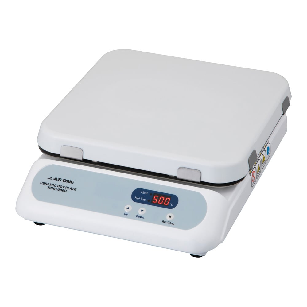 4-2088-02 セラミックホットプレート デジタルタイプ 500℃ TCHP-280D