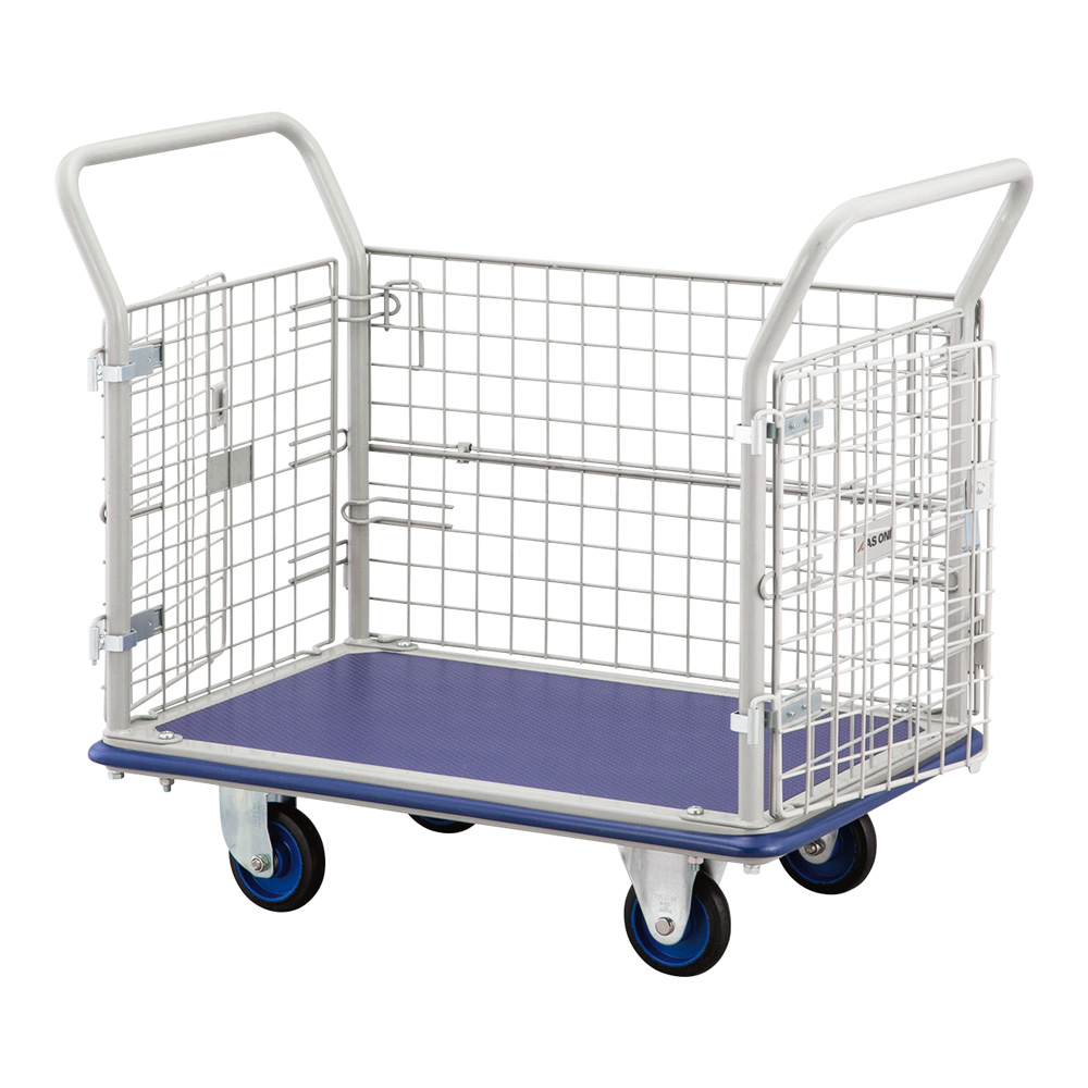 4-6515-02 観音扉式台車（1/2開閉扉）ブレーキフットタイプ KT-300F