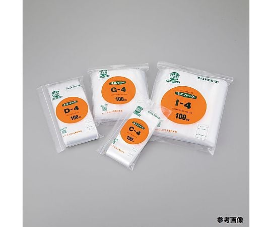 6-633-72 ユニパック 60×85mm（γ線滅菌済）100枚入 B4-ST 【AXEL