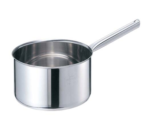 61-6498-57 EBM モリブデンジⅡ 深型片手鍋 18cm 蓋無 8690900 【AXEL