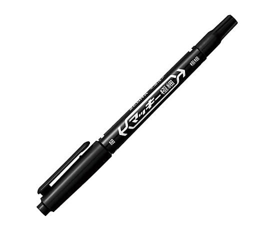 61-0689-32 油性マーカー マッキー極細 黒 MO-120-MC-BK 【AXEL】 アズワン