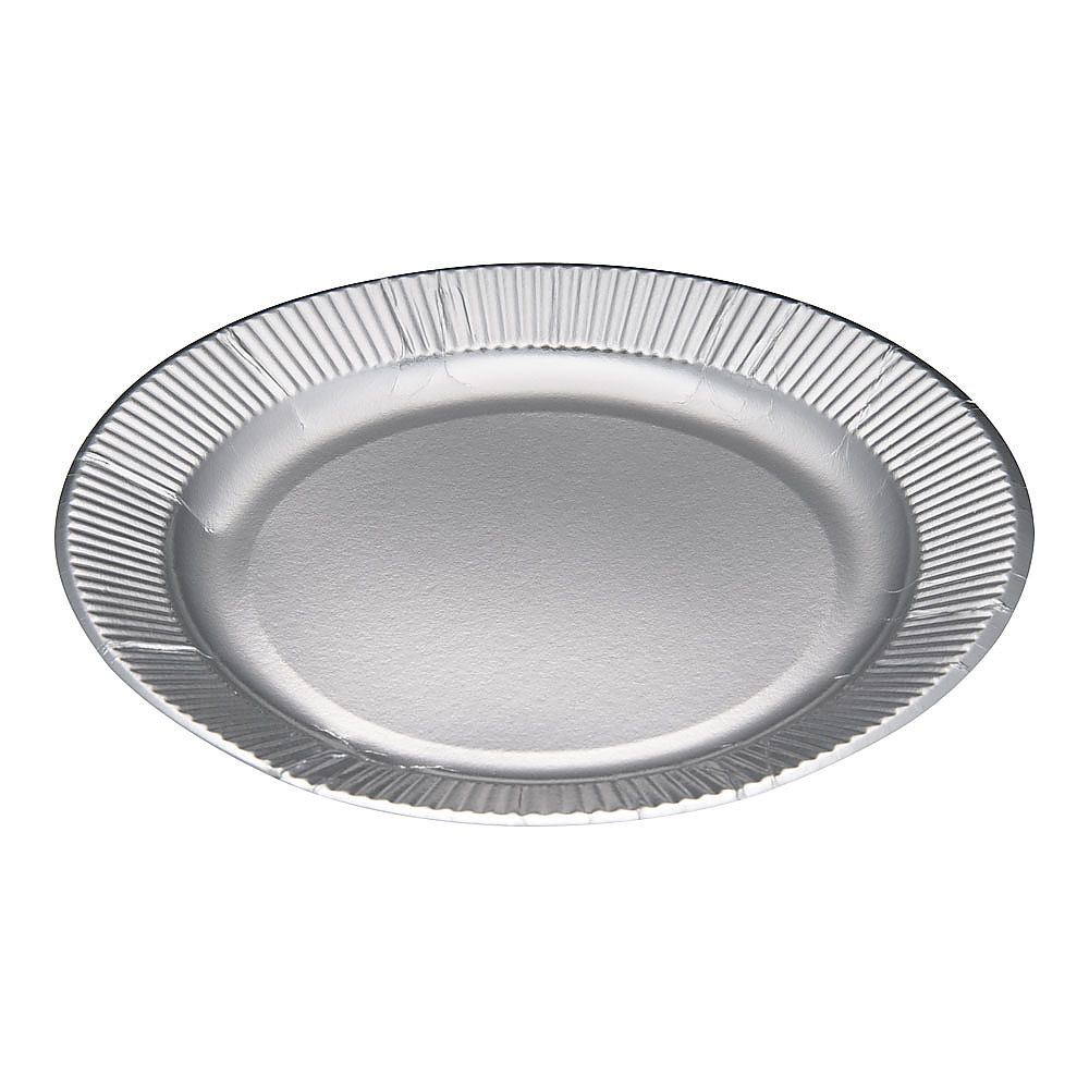 紙皿シルバープレート(100枚入) 9号 - as kitchen（アズキッチン）