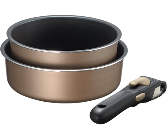 65-8307-01 ブラナーノⅡ IH対応着脱ハンドル鍋2点セットA MB-2438